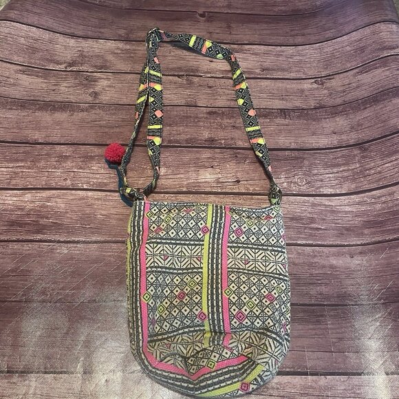 Mossimo Supply Company Abstract Colorful Bag Shoulder Mini Tote - Picture 3 of 5